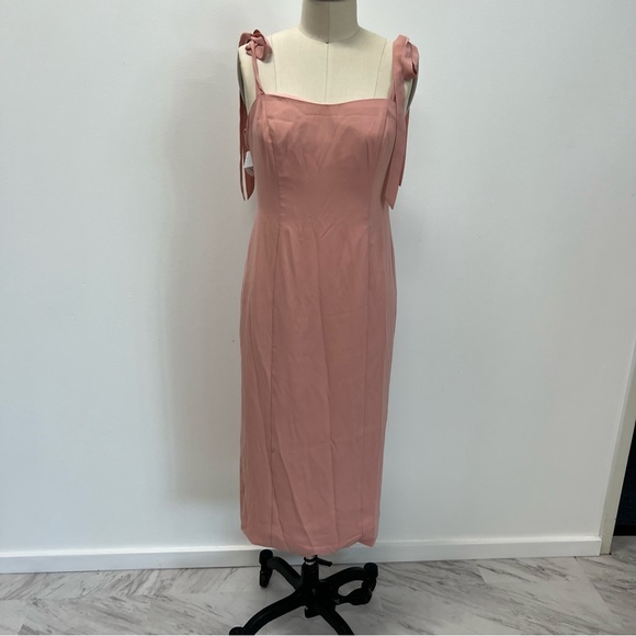 Fame and partners pink midi dress us8 - Picture 2 of 5